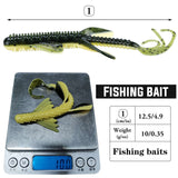 Fishing Lure 2pcs/lot Lifelike Soft Rubber Bait Saltwater/Freshwater