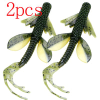 Fishing Lure 2pcs/lot Lifelike Soft Rubber Bait Saltwater/Freshwater