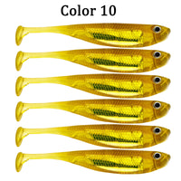 Fishing Lures 6pcs Soft Shad Swimbaits