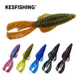 Fishing Lures Bug Craw Soft Baits Bass Attractant Smell 6pcs